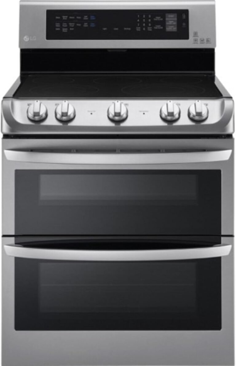 LG 30" Stainless Steel Electric Smooth Top Double Oven Range