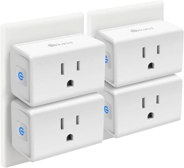 Kasa Smart Plug Mini 15A, 4-Pack(EP10P4)