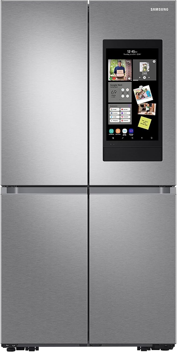SAMSUNG Stainless Steel 29 Cu Ft Smart 4-Door Flex Refrigerator w/ Family Hub and Alexa