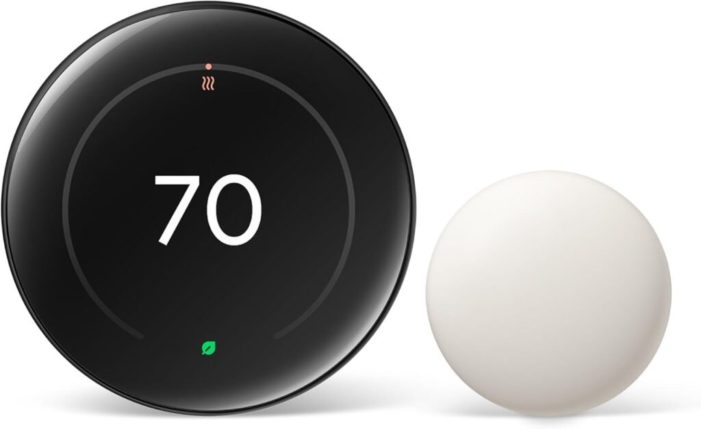 Google Nest Learning Thermostat (4th Gen) with Nest Temperature Sensor (2nd Gen)