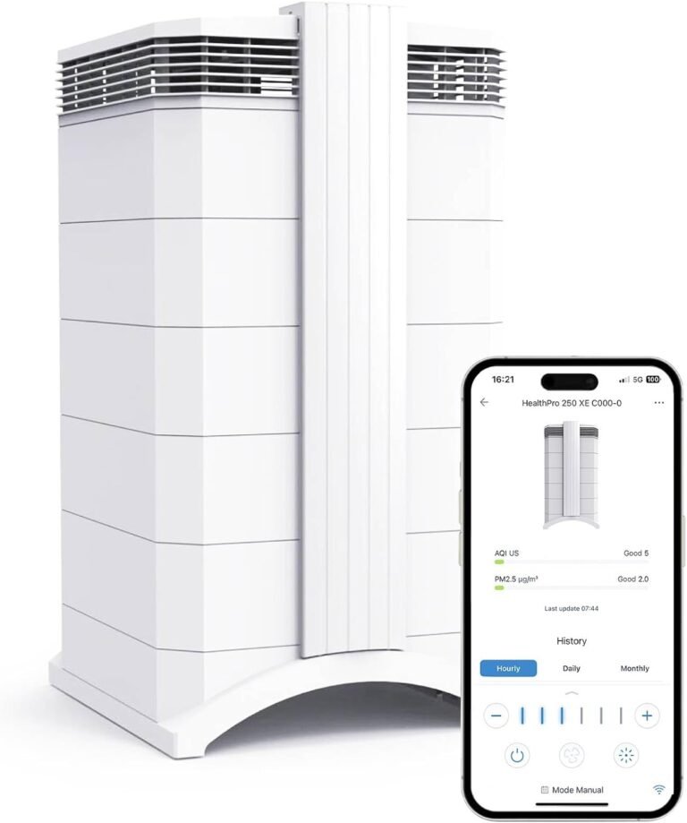 IQAir HealthPro Plus XE Air Purifier - Smart HyperHEPA Filtration